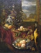 Abraham van Beijeren Abraham van Beijeren. Fruits (17th century). Kaluga Art Museum. France oil painting artist